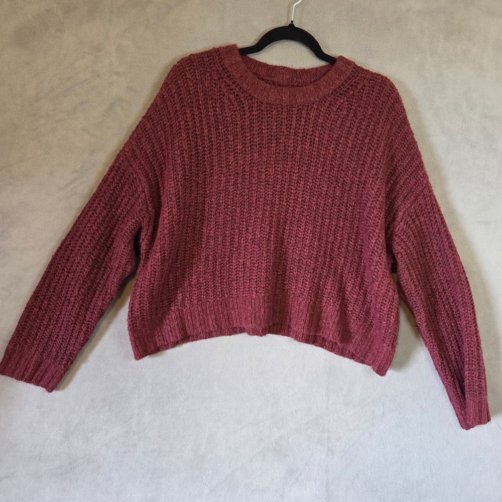 American Eagle Chunky Sweater Women Large Oversized Cozy Casual Comfy